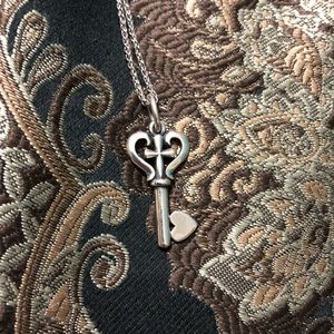 James Avery key of faith pendant